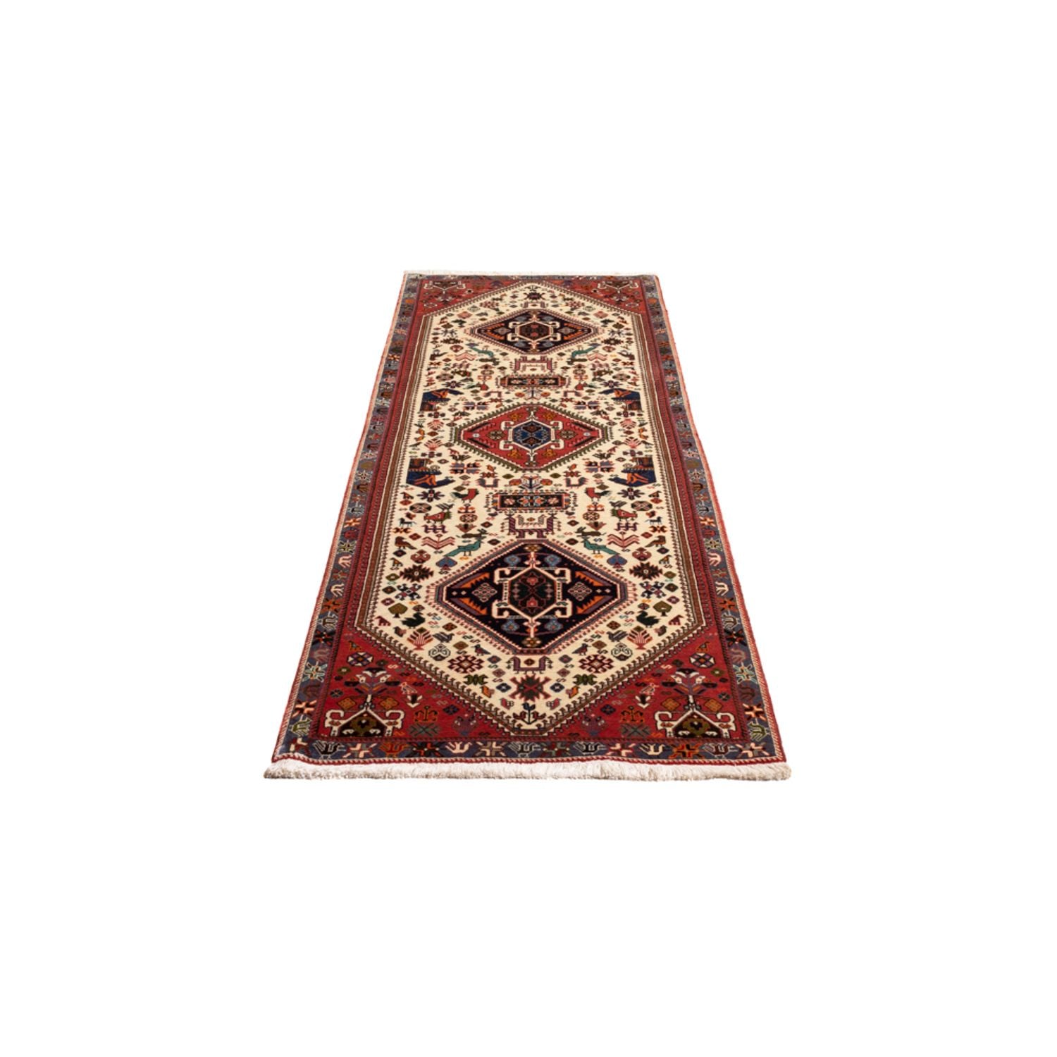 Tappeto corsia Tappeto Persero - Nomade - 250 x 77 cm - crema
