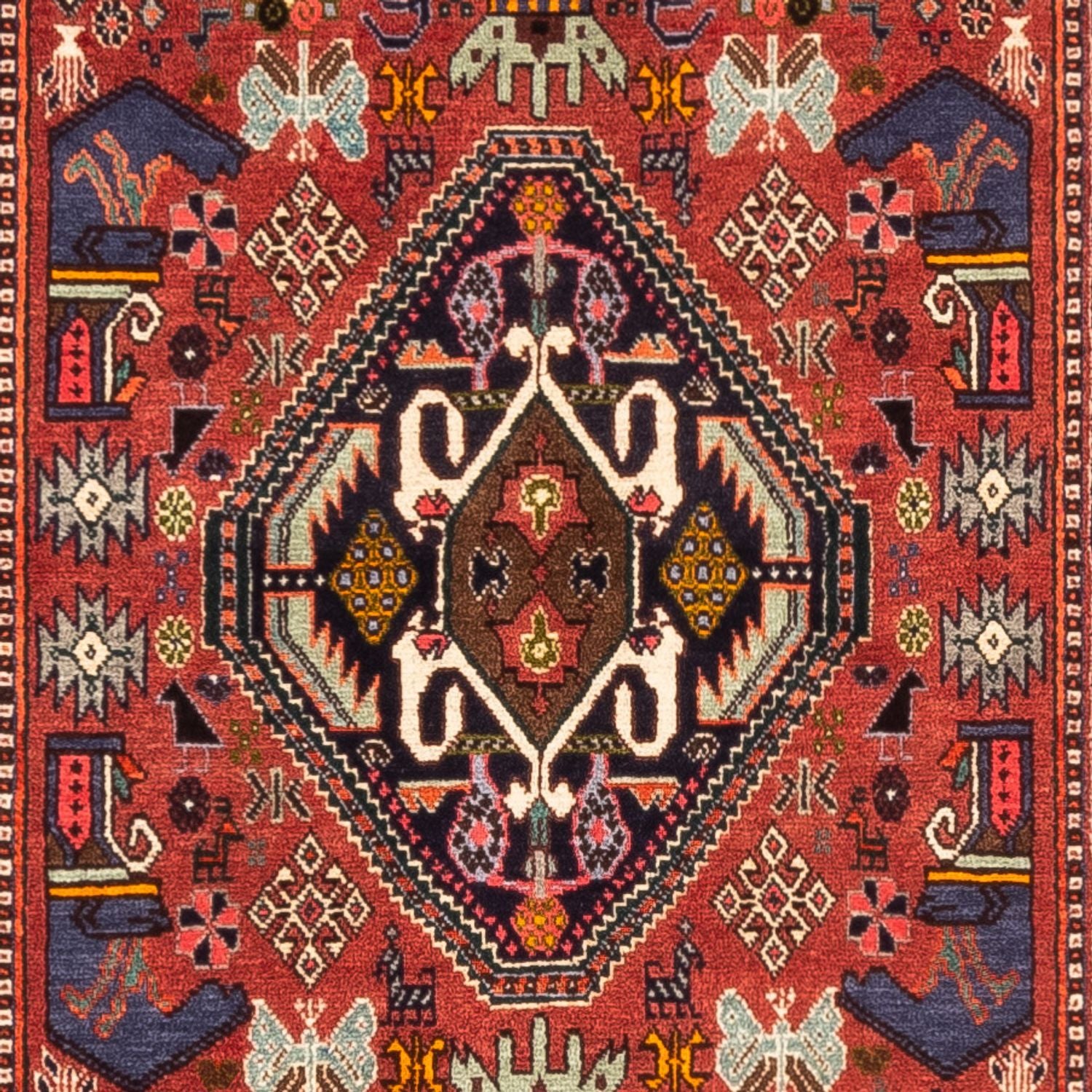 Tappeto corsia Tappeto Persero - Nomade - 258 x 80 cm - rosso