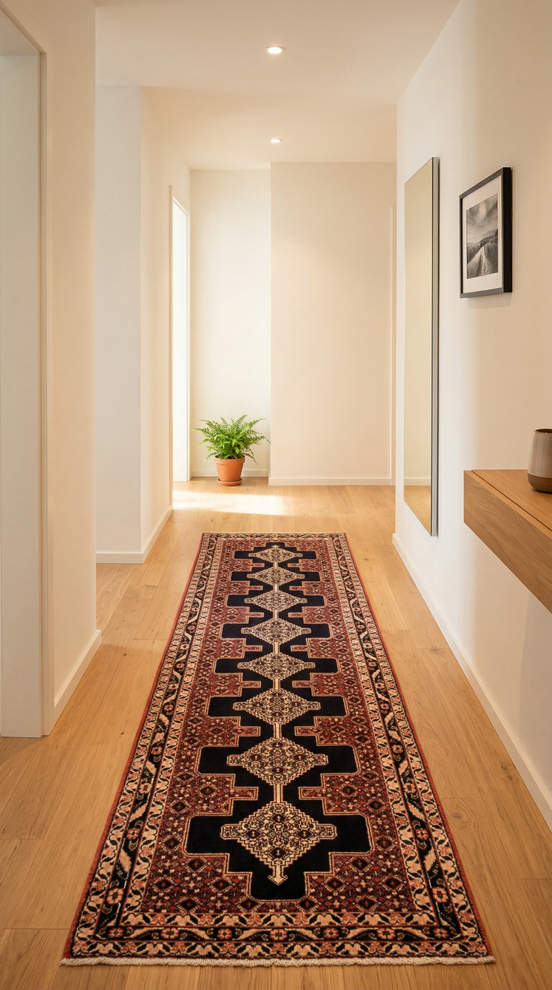 Senneh Tappeto 299x72cm - Tappeto persiano