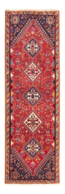 Tappeto corsia Tappeto Gabbeh - Kashkuli Persero - 238 x 72 cm - rosso