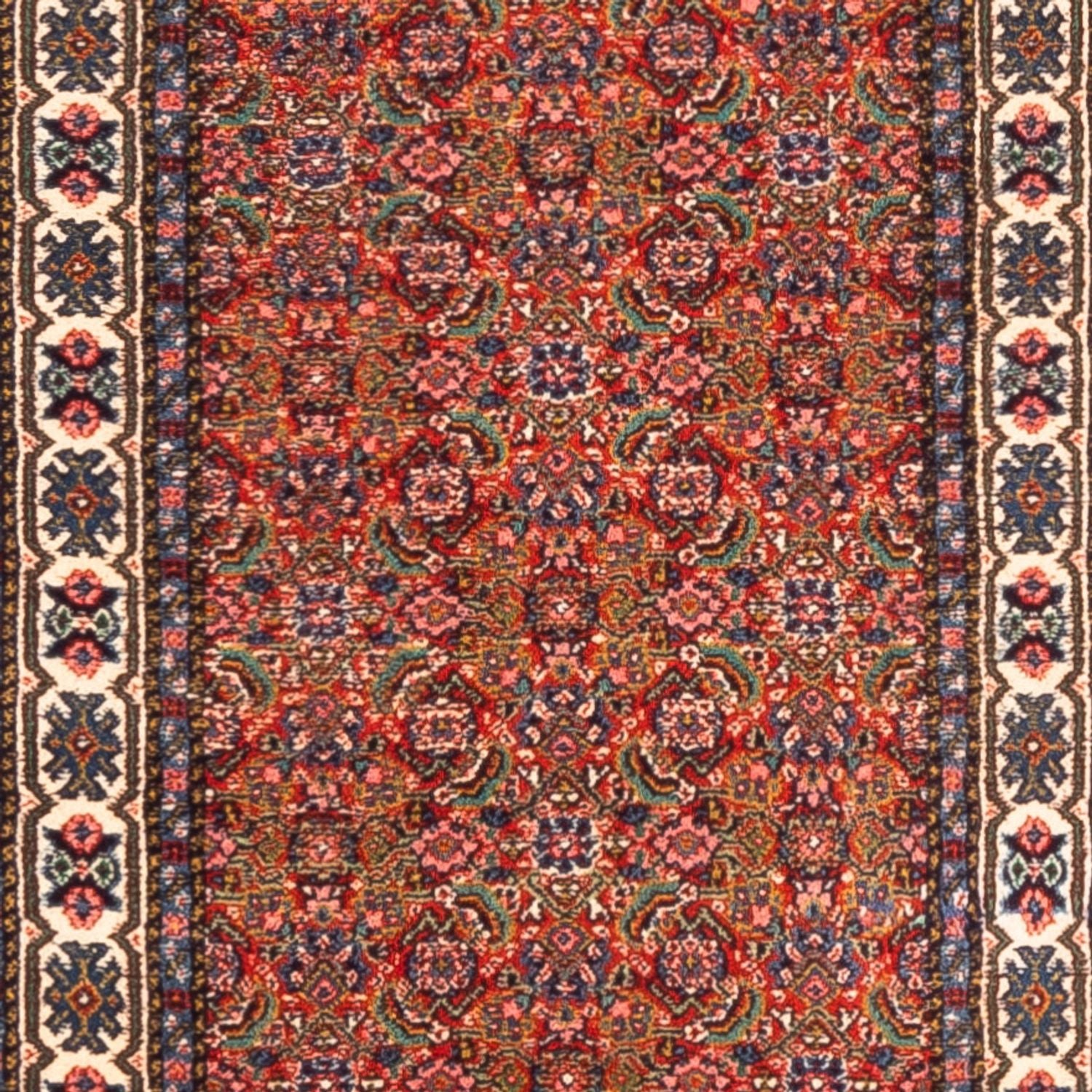 Tappeto corsia Tappeto Persero - Tabriz - 330 x 70 cm - rosso