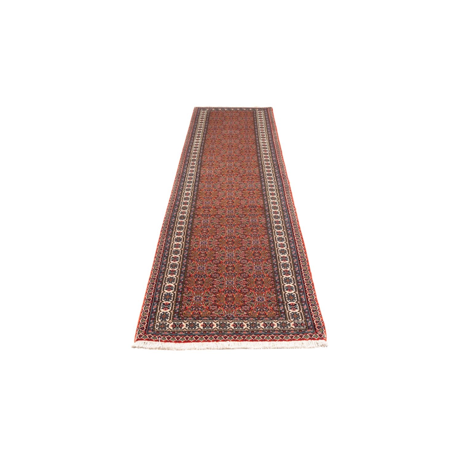 Tappeto corsia Tappeto Persero - Tabriz - 330 x 70 cm - rosso
