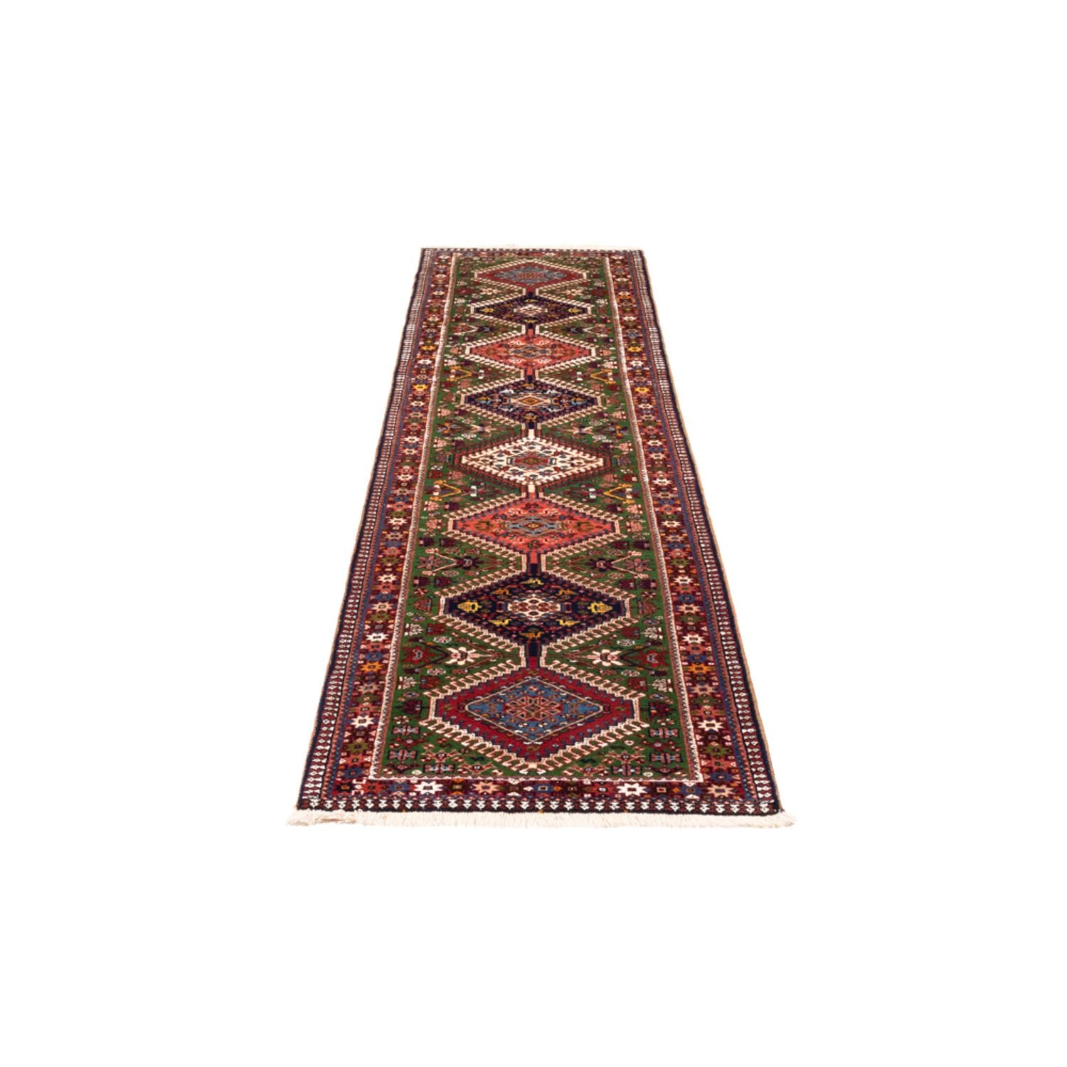 Tappeto corsia Tappeto Persero - Nomade - 283 x 74 cm - verde