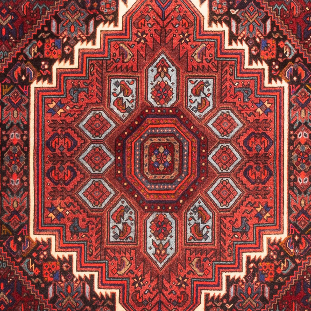 Tappeto Persero - Nomade - 153 x 101 cm - rosso scuro