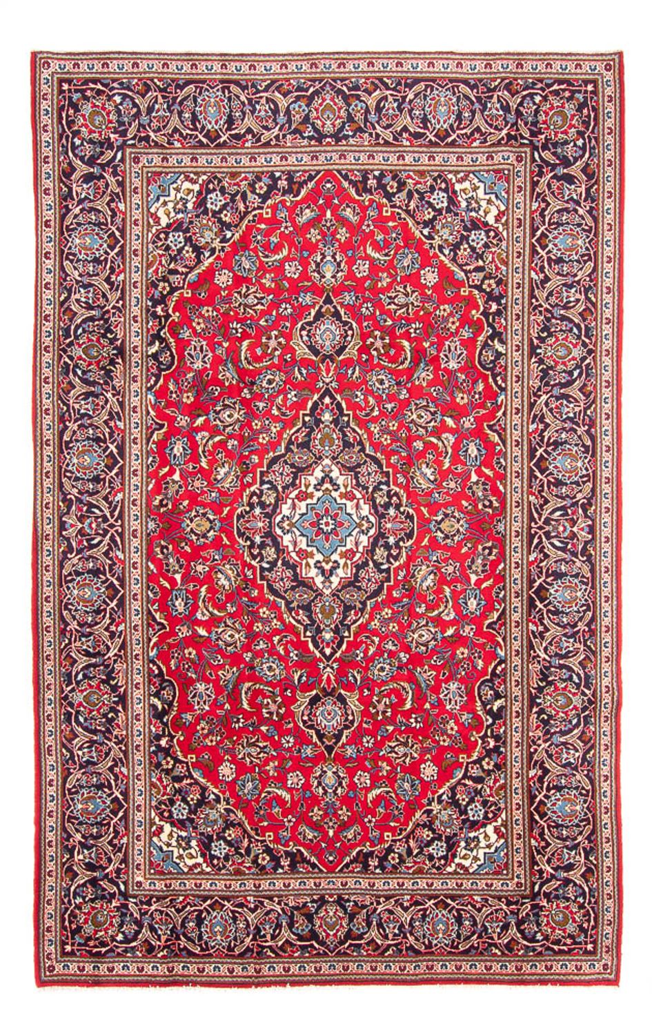 Tappeto Persero - Keshan - 292 x 194 cm - rosso