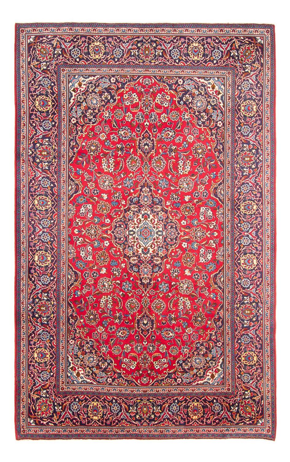 Tappeto Persero - Keshan - 294 x 194 cm - rosso