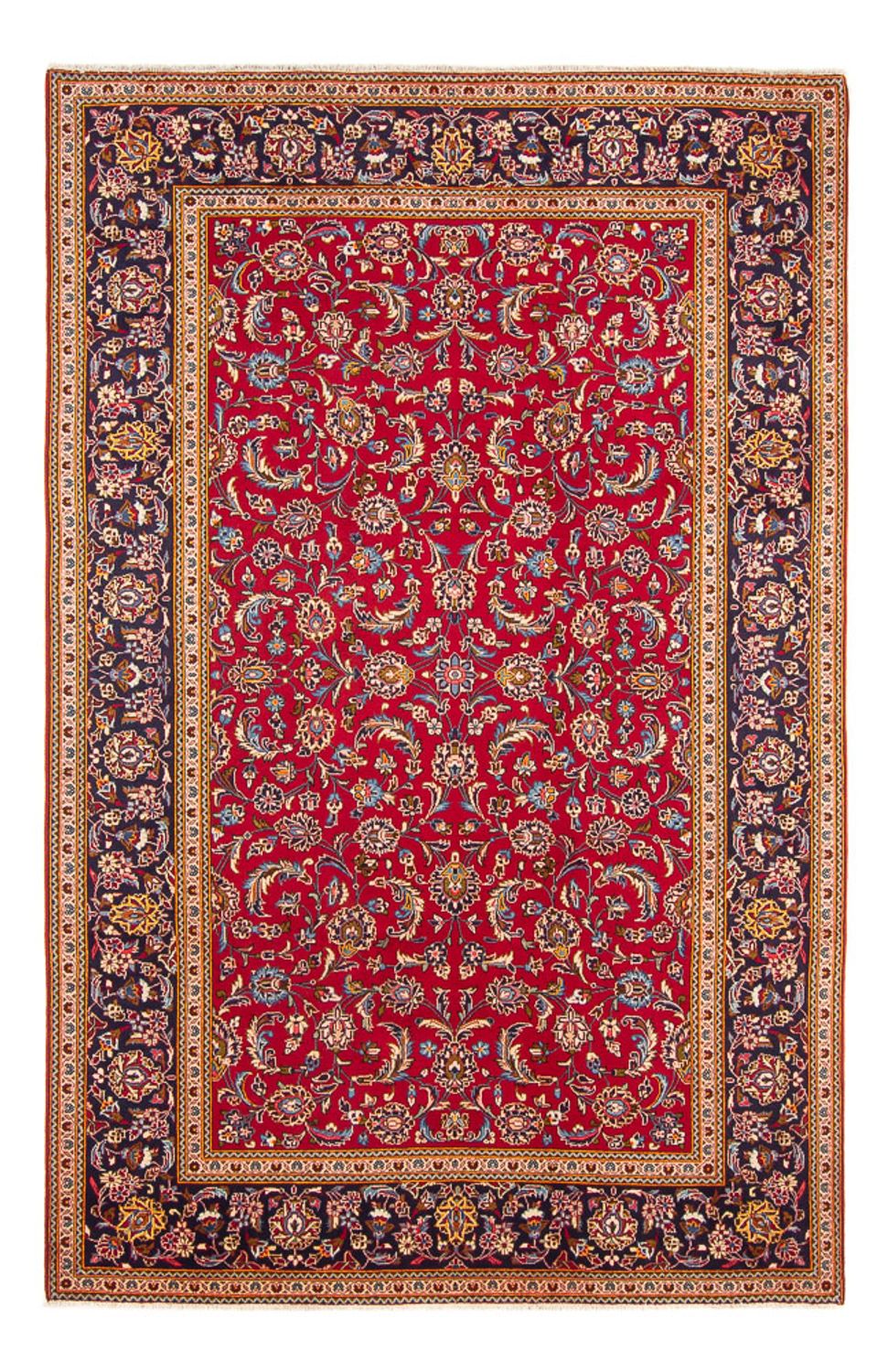 Tappeto Persero - Keshan - 290 x 197 cm - rosso