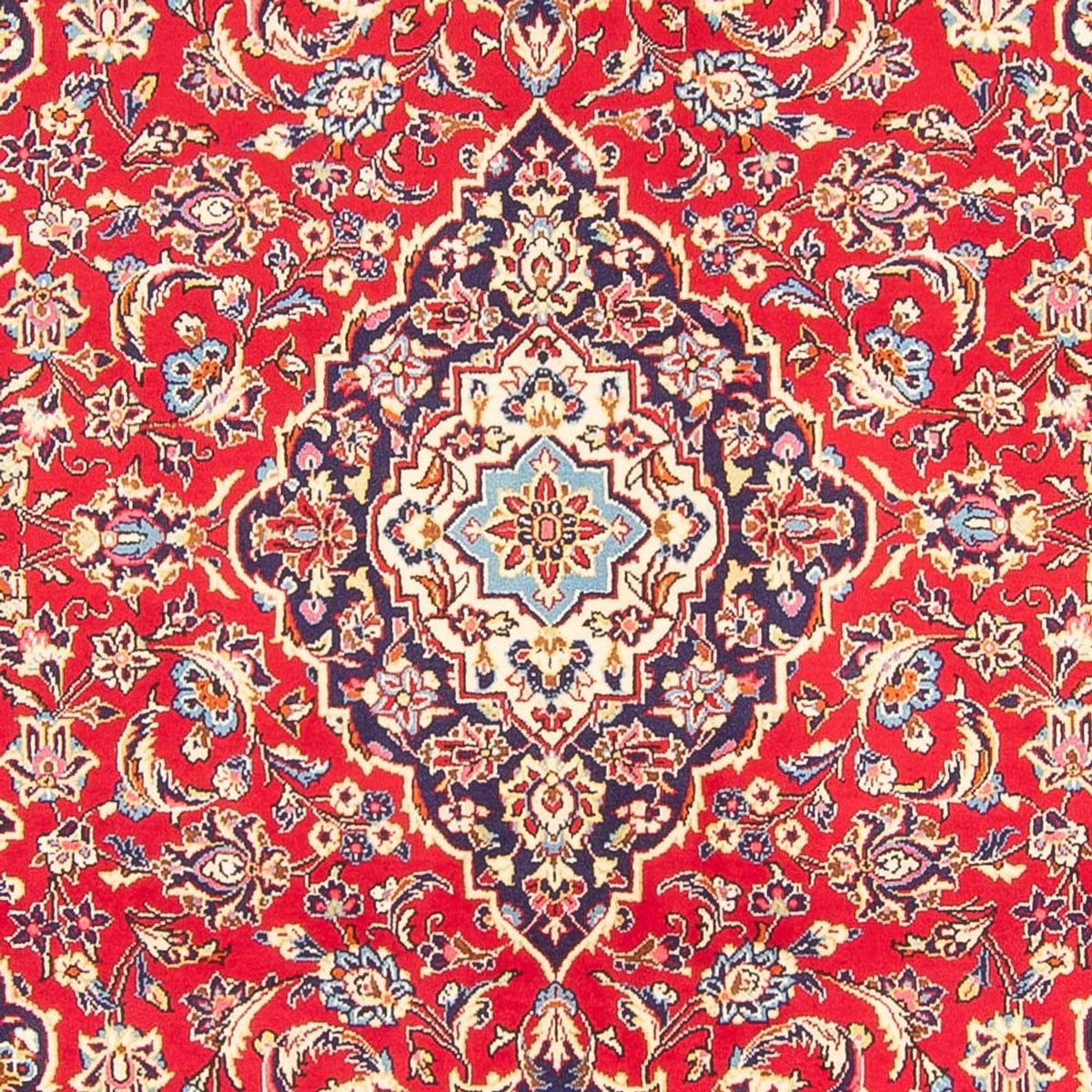 Tappeto Persero - Keshan - 293 x 196 cm - rosso