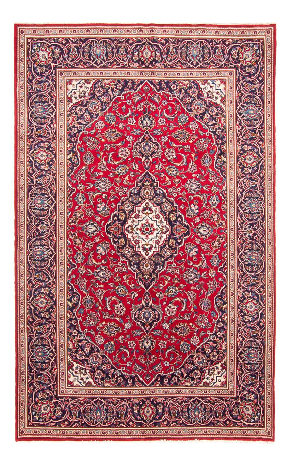 Tappeto Persero - Keshan - 296 x 194 cm - rosso
