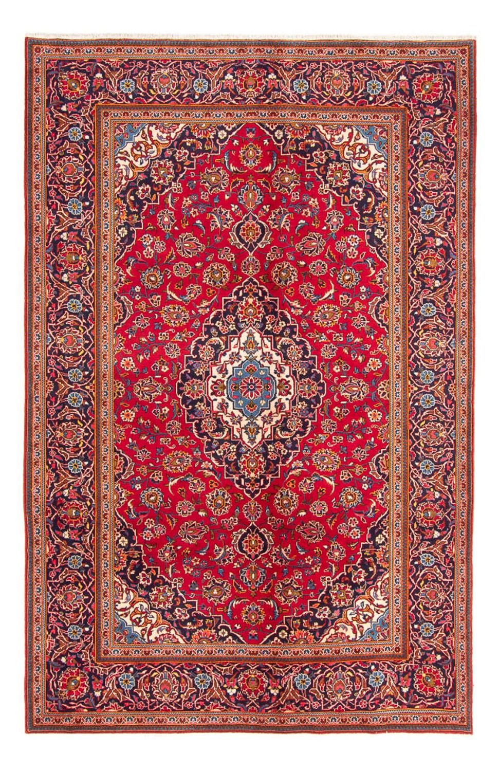 Tappeto Persero - Keshan - 296 x 195 cm - rosso