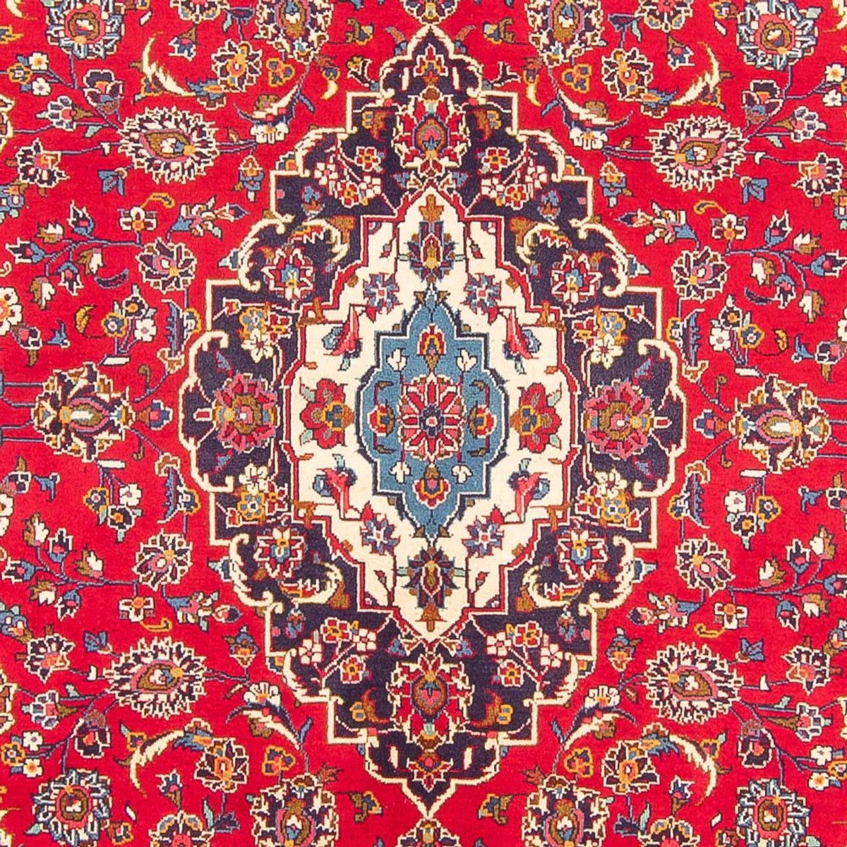 Tappeto Persero - Keshan - 295 x 196 cm - rosso