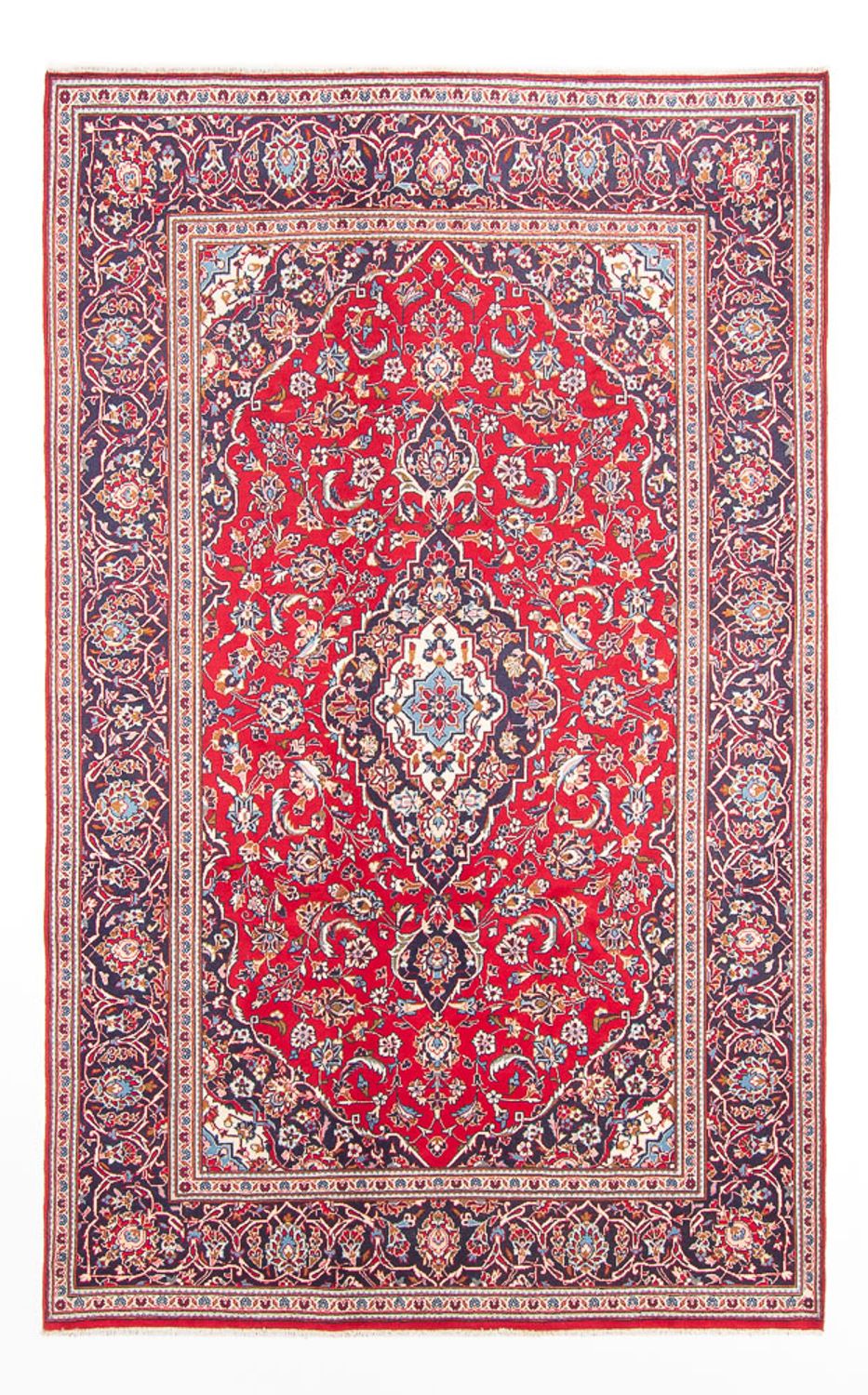 Tappeto Persero - Keshan - 295 x 197 cm - rosso