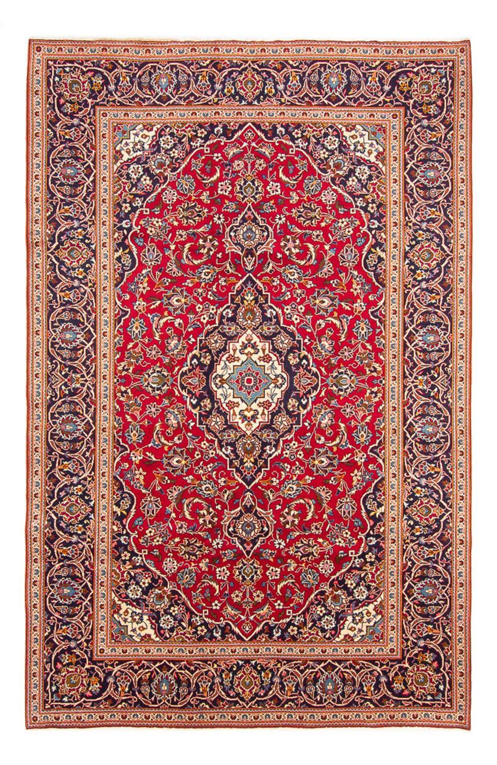 Tappeto Persero - Keshan - 288 x 202 cm - rosso