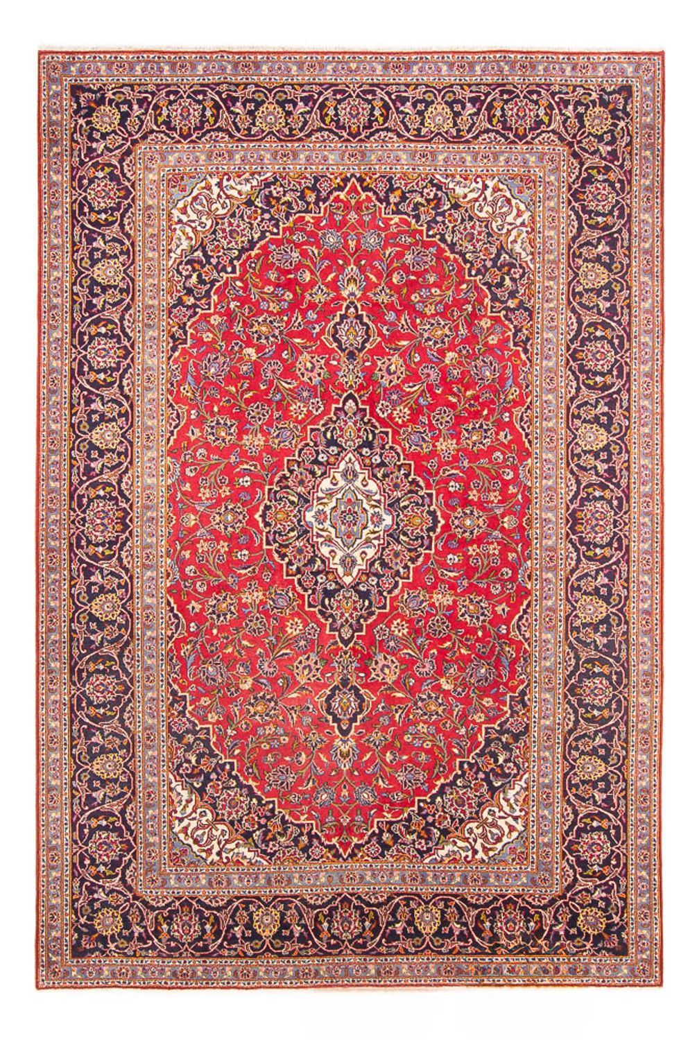 Tappeto Persero - Keshan - 295 x 198 cm - rosso