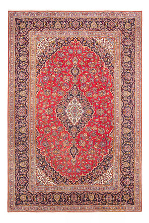 Tappeto Persero - Keshan - 295 x 198 cm - rosso