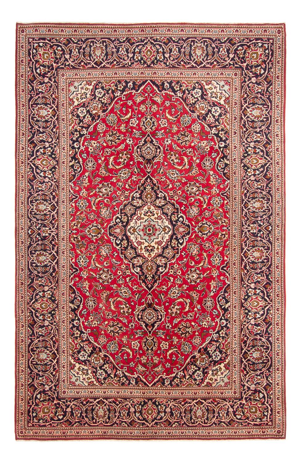 Tappeto Persero - Keshan - 293 x 200 cm - rosso