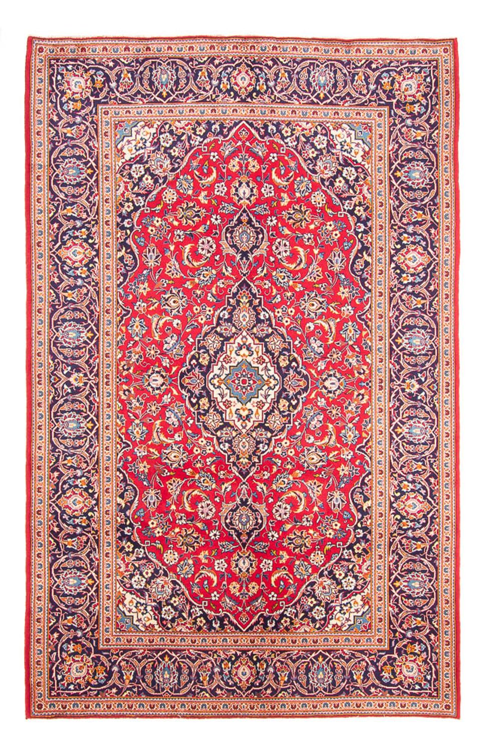 Tappeto Persero - Keshan - 294 x 200 cm - rosso