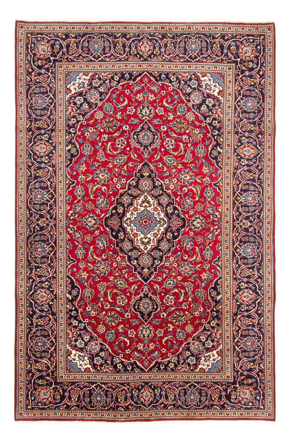 Tappeto Persero - Keshan - 295 x 200 cm - rosso