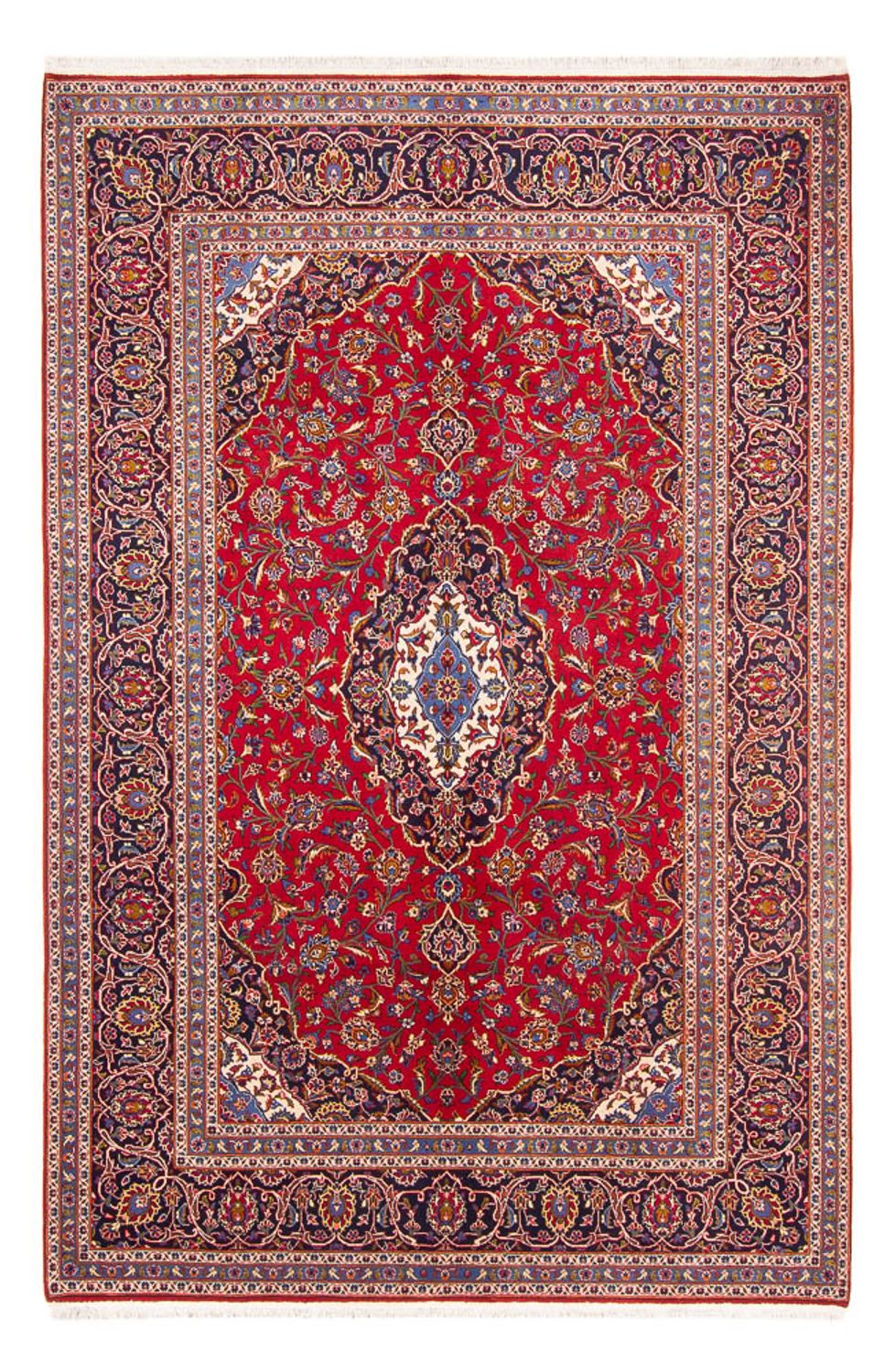 Tappeto Persero - Keshan - 293 x 202 cm - rosso