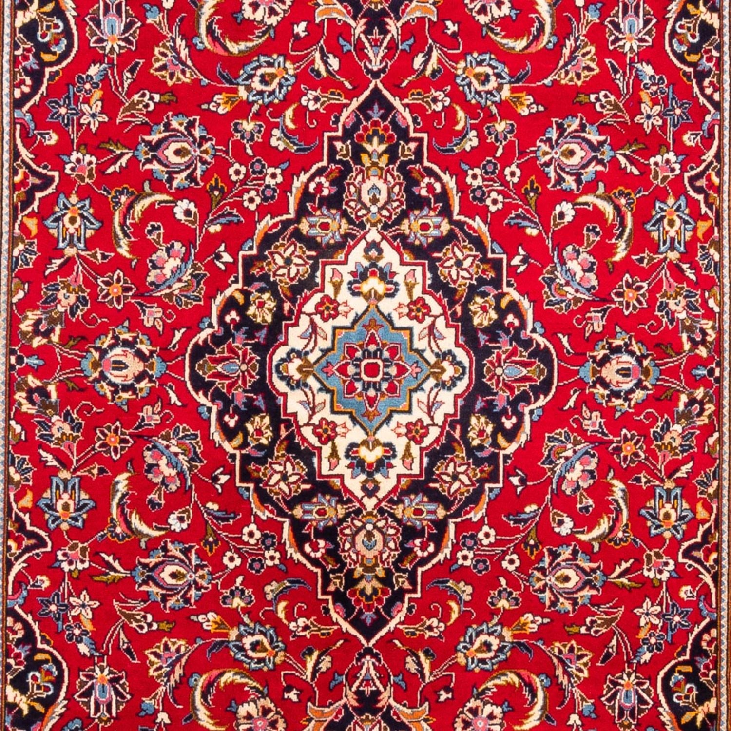 Tappeto Persero - Keshan - 294 x 202 cm - rosso