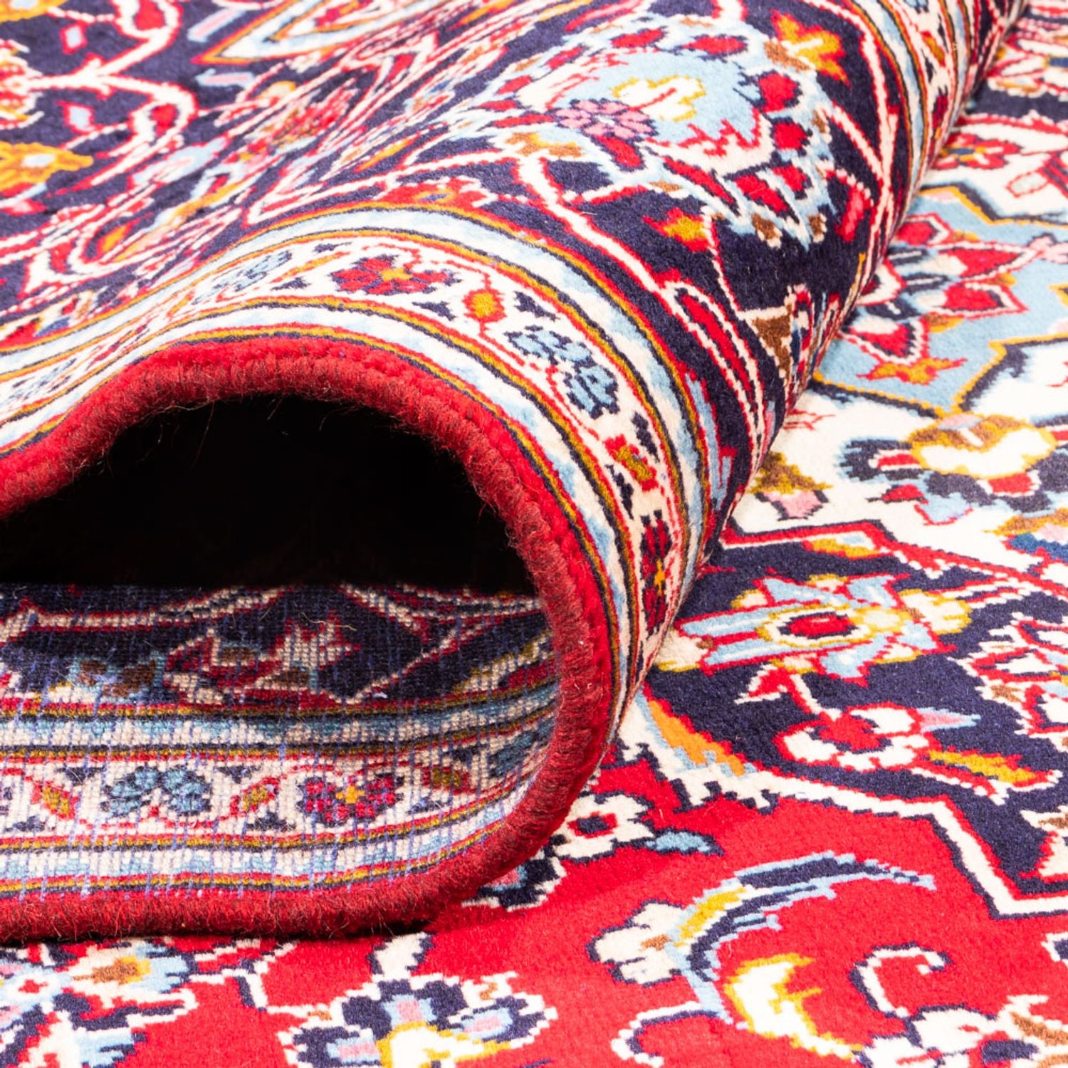 Tappeto Persero - Keshan - 294 x 202 cm - rosso