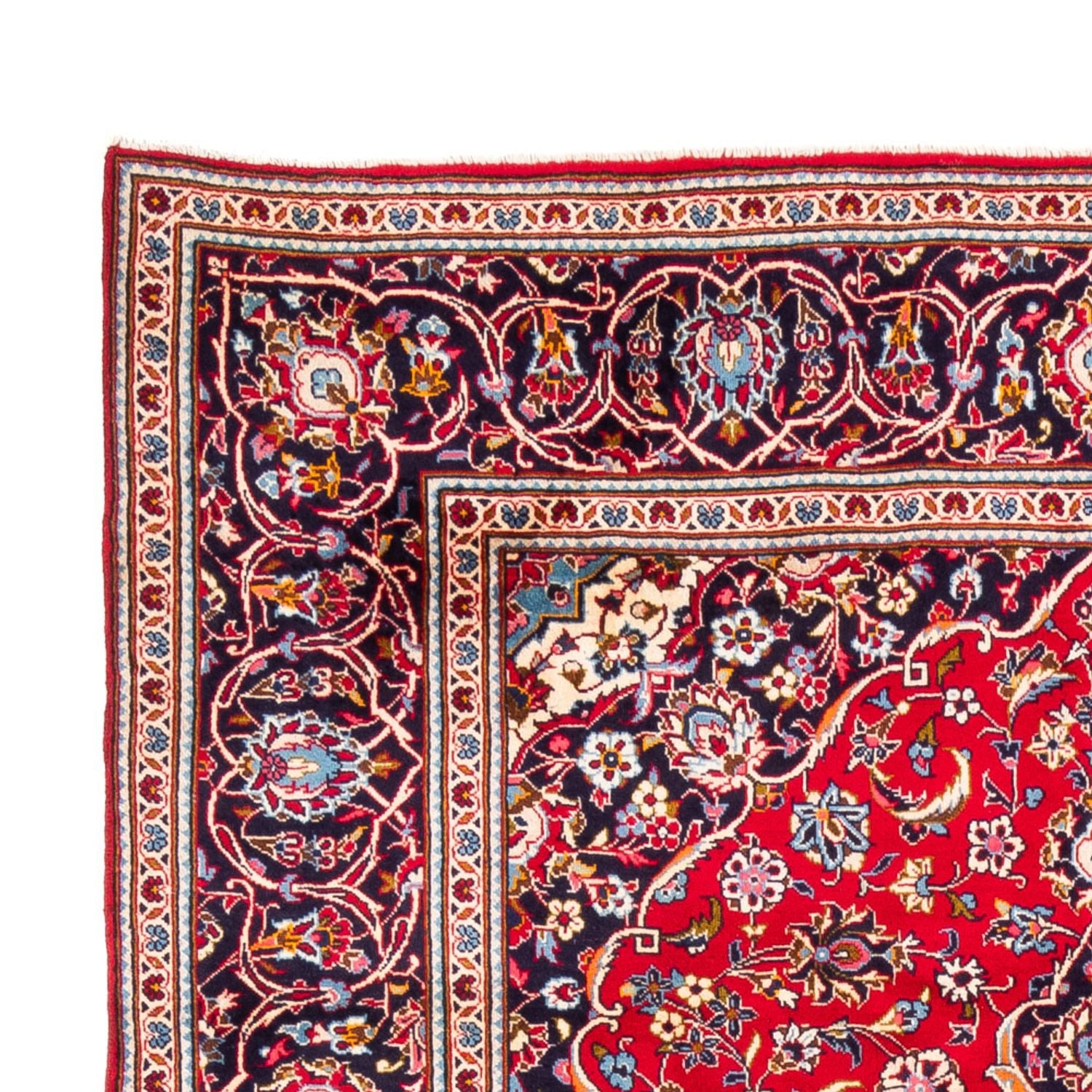Tappeto Persero - Keshan - 310 x 193 cm - rosso