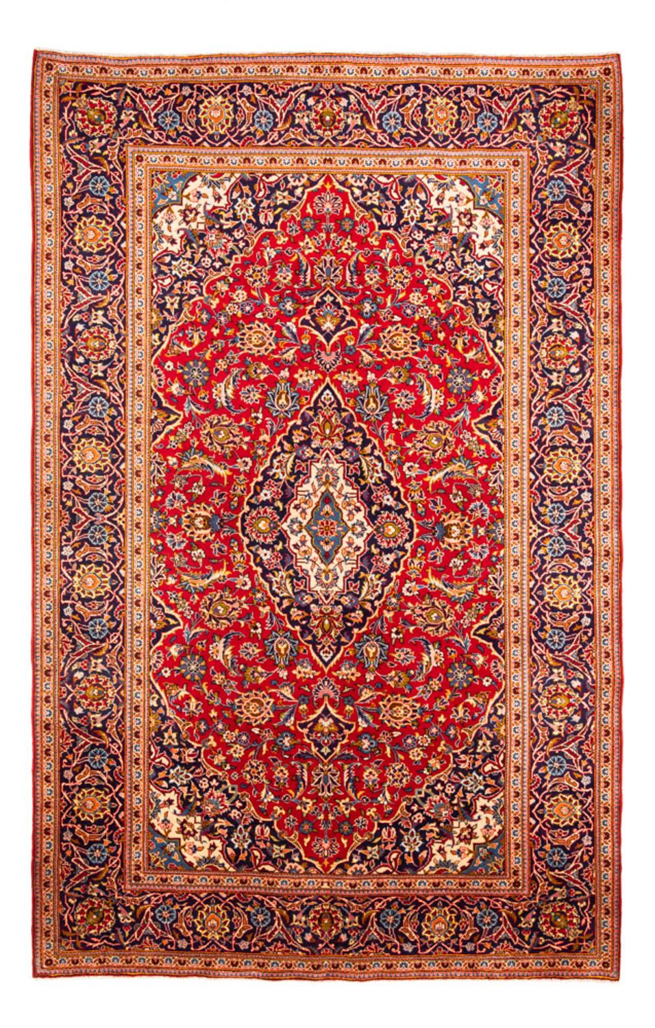 Tappeto Persero - Keshan - 303 x 200 cm - rosso