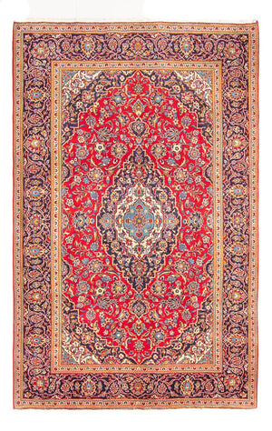 Tappeto Persero - Keshan - 298 x 204 cm - rosso