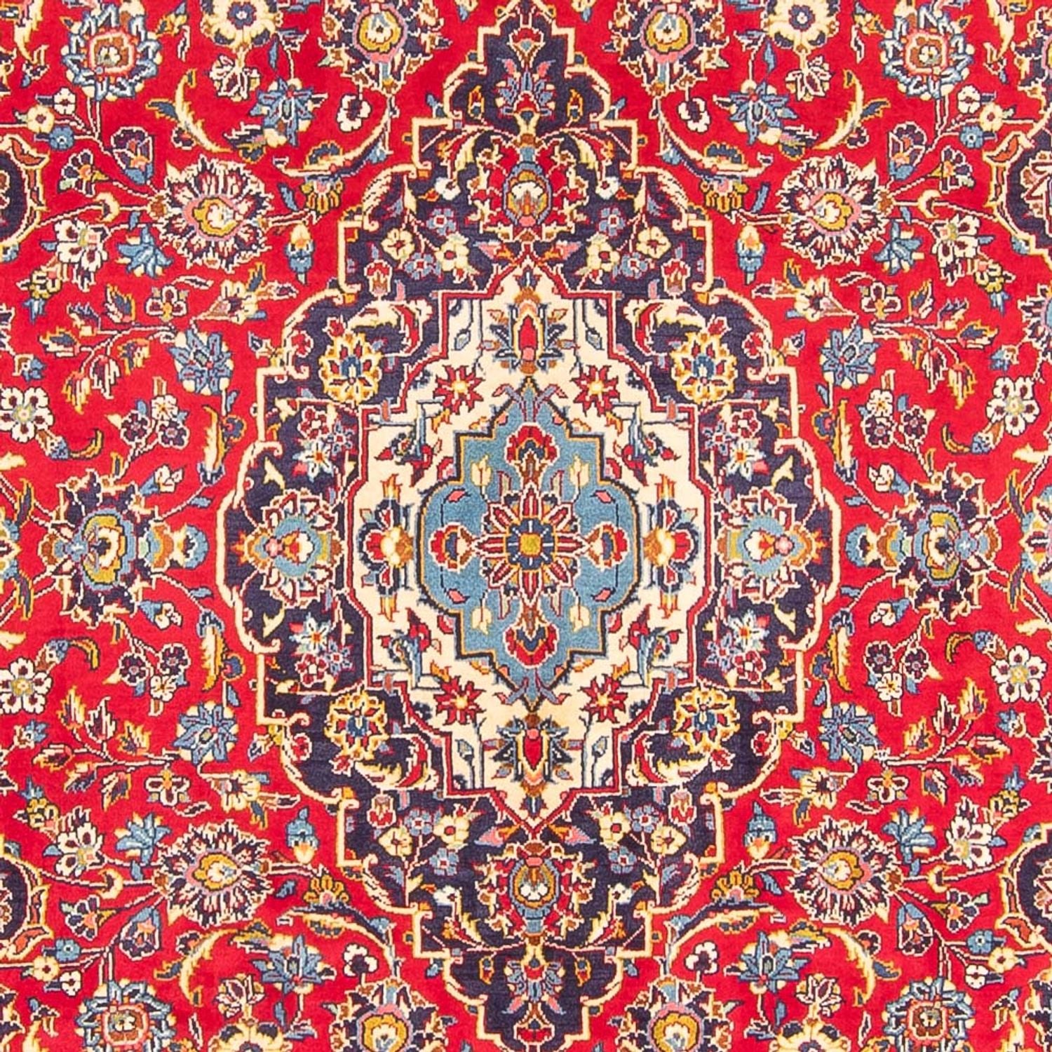 Tappeto Persero - Keshan - 298 x 204 cm - rosso