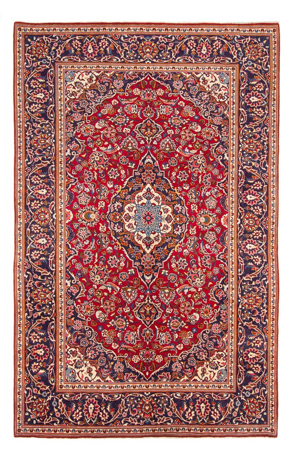 Tappeto Persero - Keshan - 303 x 202 cm - rosso