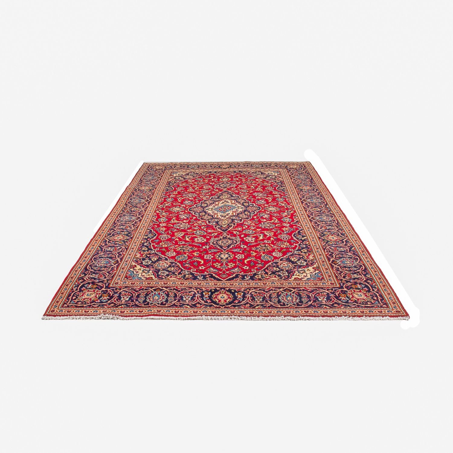 Tappeto Persero - Keshan - 310 x 200 cm - rosso