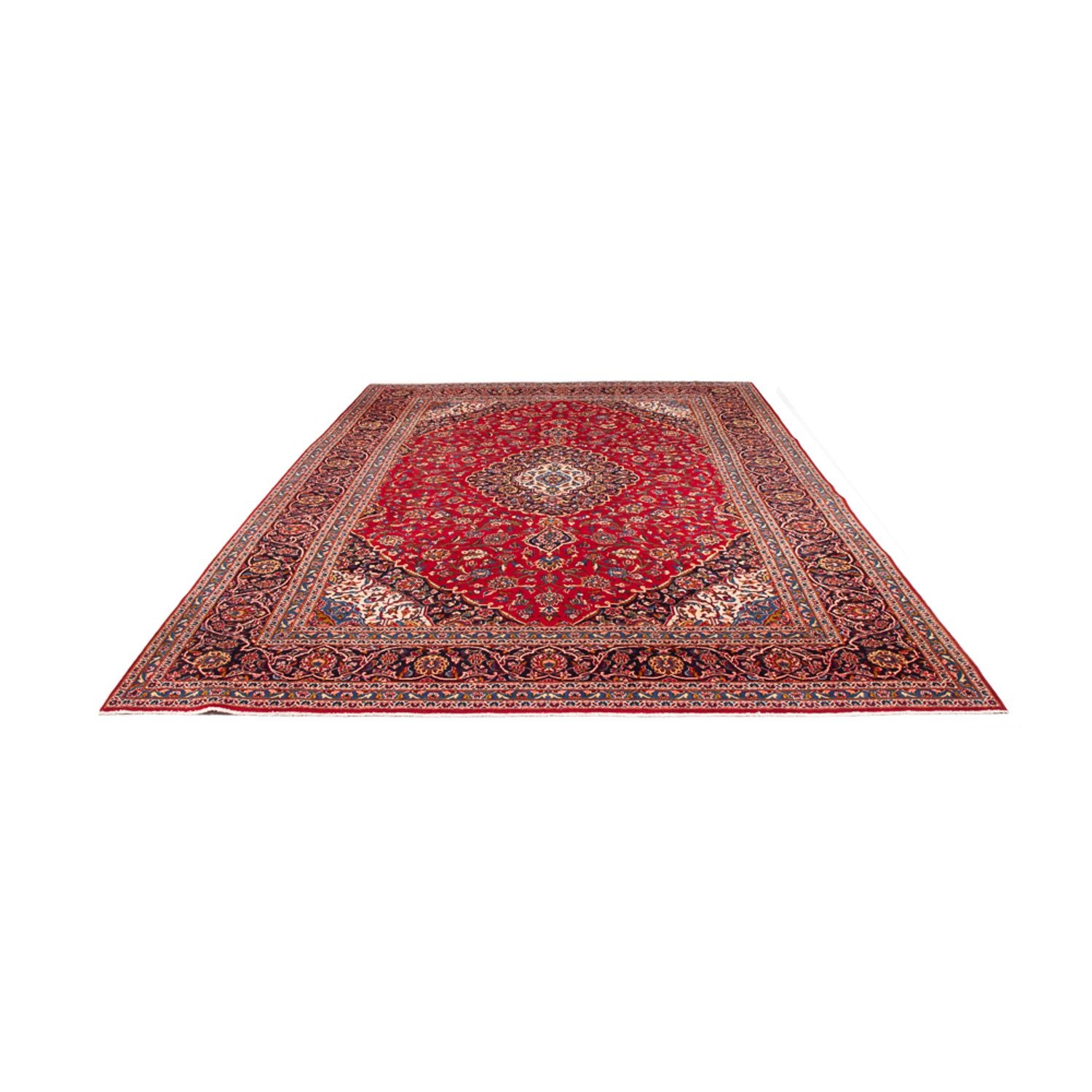 Tappeto Persero - Keshan quadrato  - 254 x 246 cm - rosso