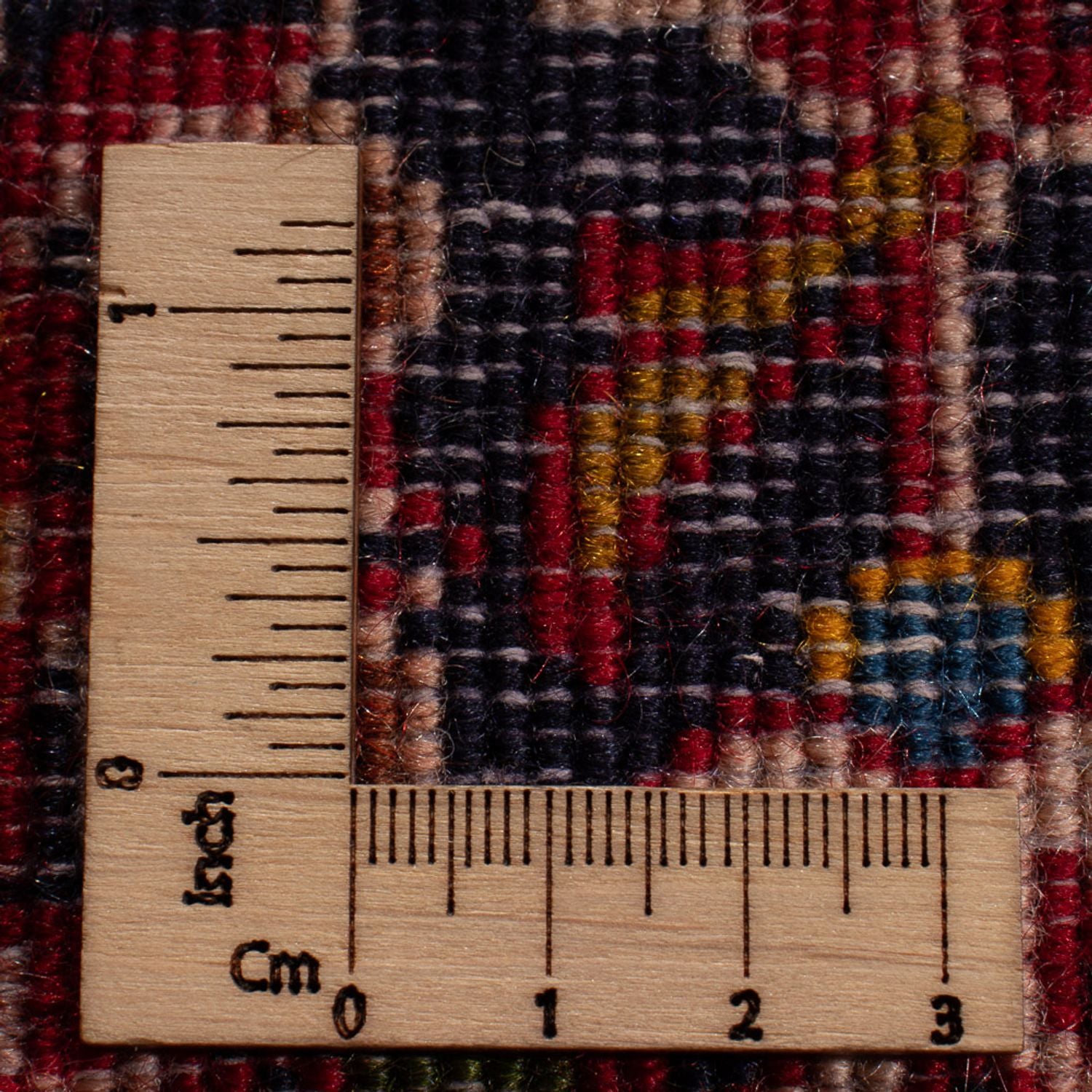 Tappeto Persero - Keshan quadrato  - 254 x 246 cm - rosso