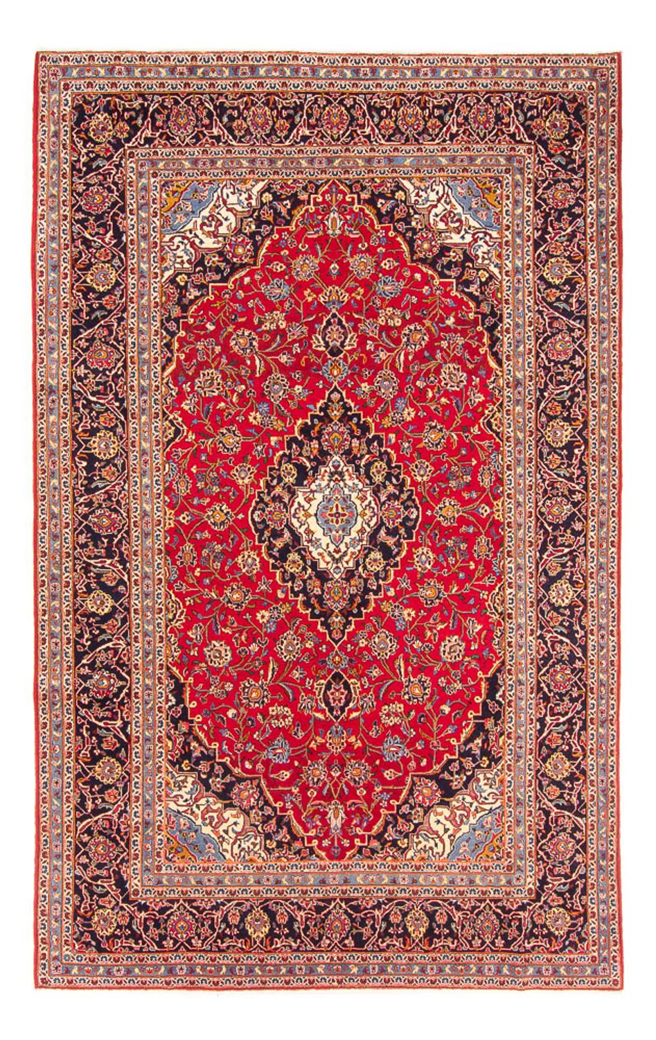 Tappeto Persero - Keshan - 305 x 209 cm - rosso