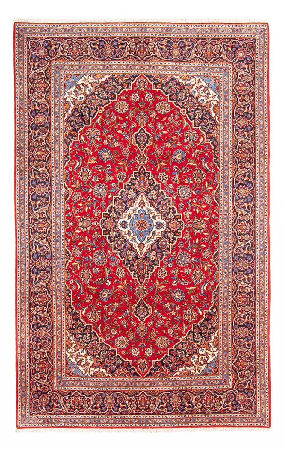 Tappeto Persero - Keshan - 340 x 220 cm - rosso