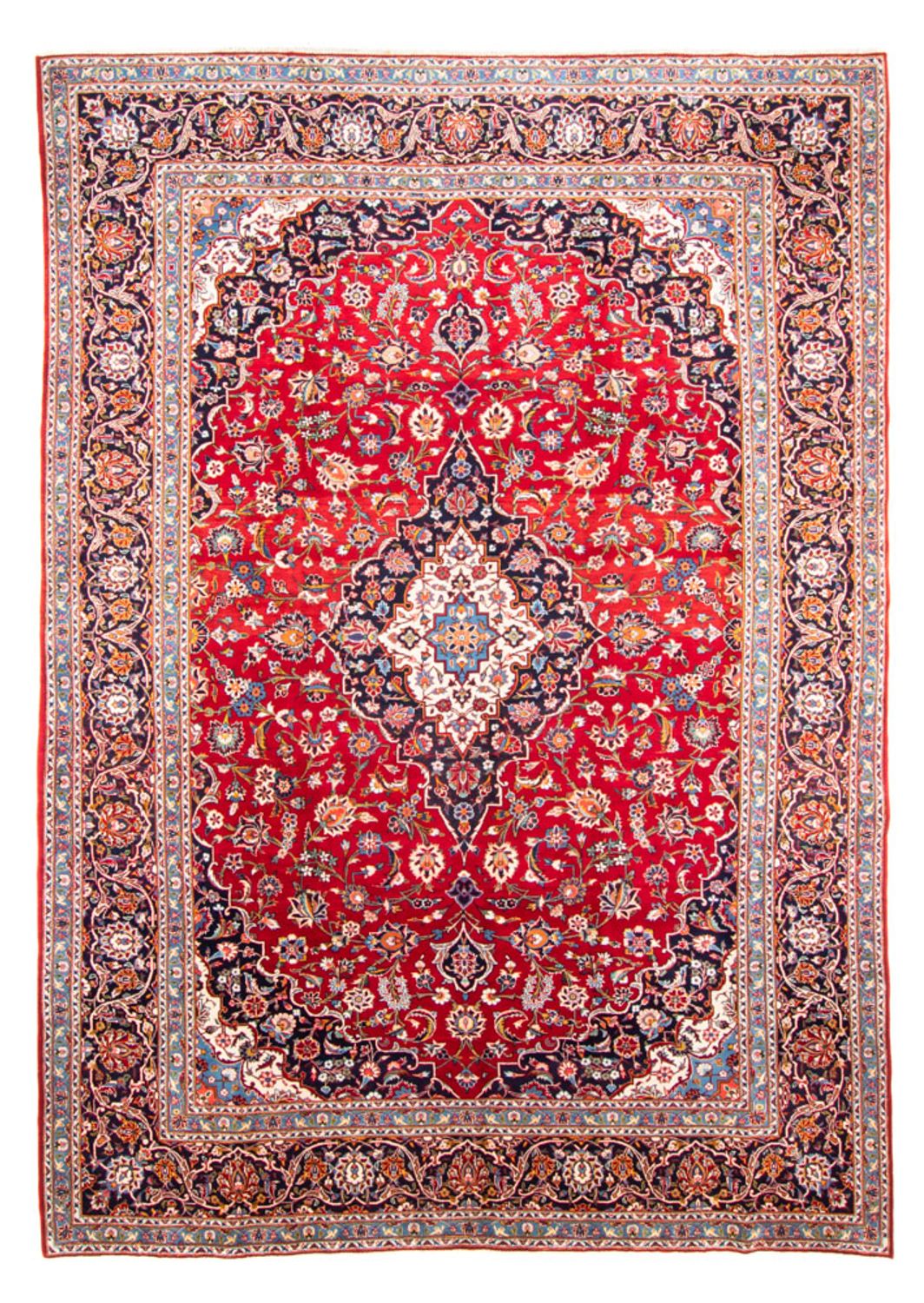 Tappeto Persero - Keshan - 347 x 242 cm - rosso