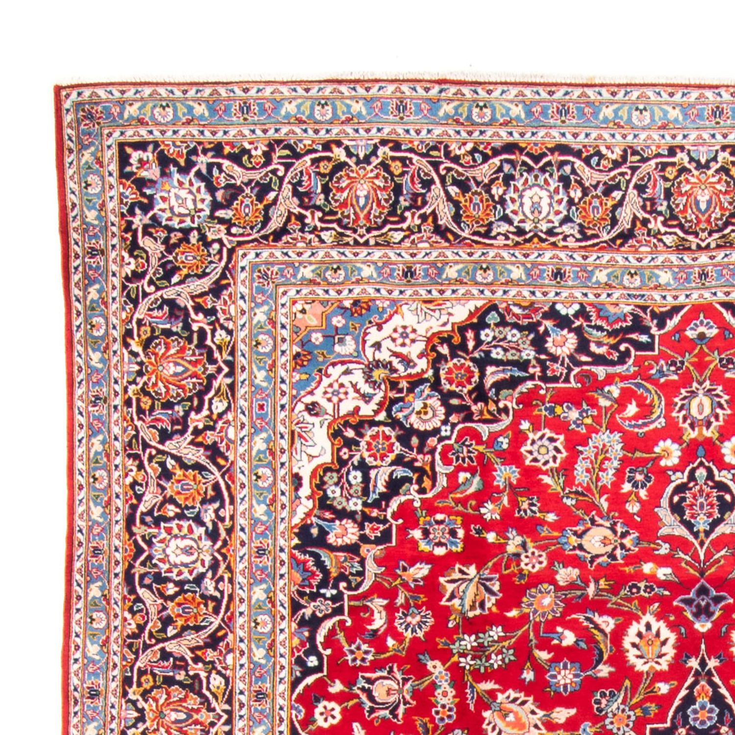 Tappeto Persero - Keshan - 347 x 242 cm - rosso