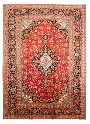 Tappeto Persero - Keshan - 343 x 248 cm - rosso