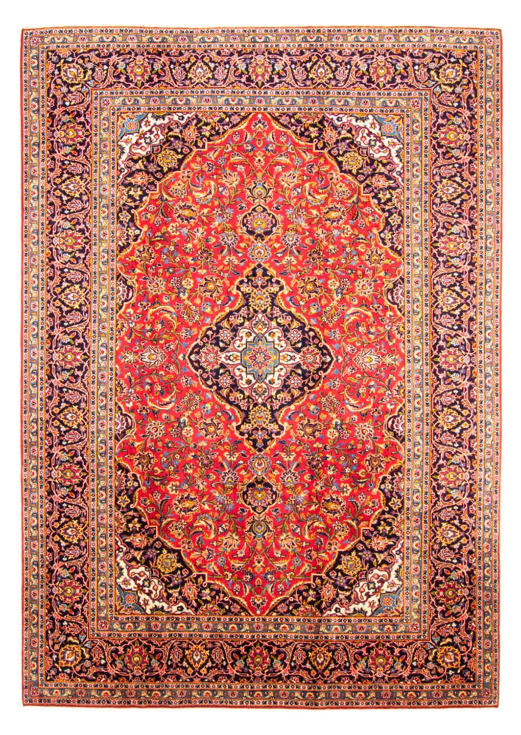Tappeto Persero - Keshan - 348 x 247 cm - rosso