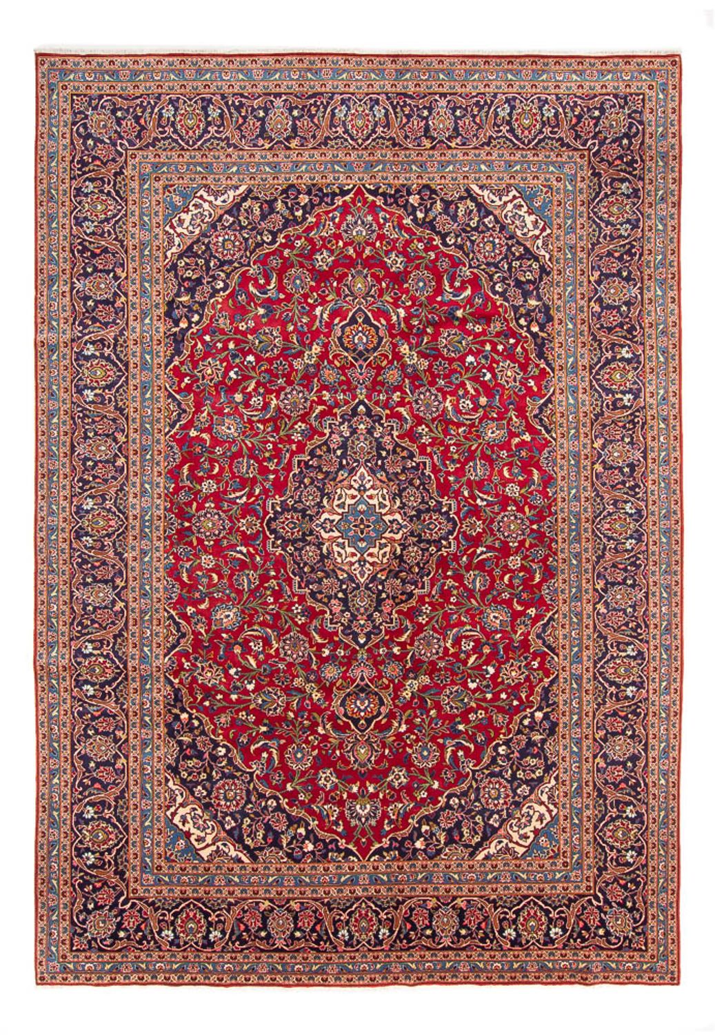 Tappeto Persero - Keshan - 348 x 247 cm - rosso