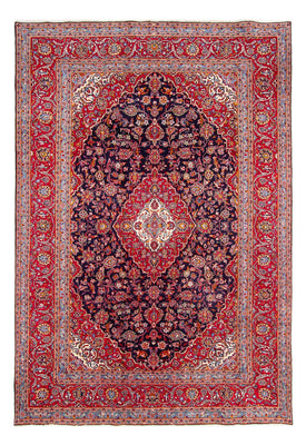 Tappeto Persero - Keshan - 353 x 246 cm - blu scuro