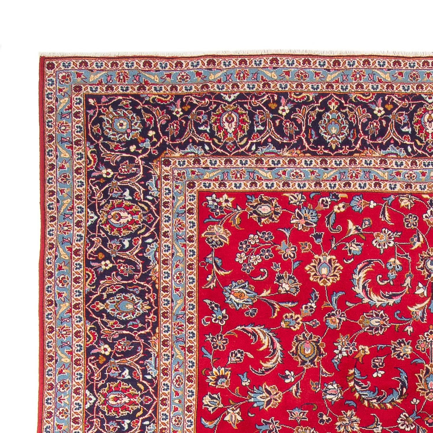 Tappeto Persero - Keshan - 358 x 243 cm - rosso