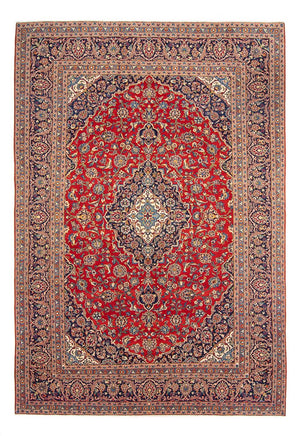 Tappeto Persero - Keshan - 353 x 250 cm - rosso