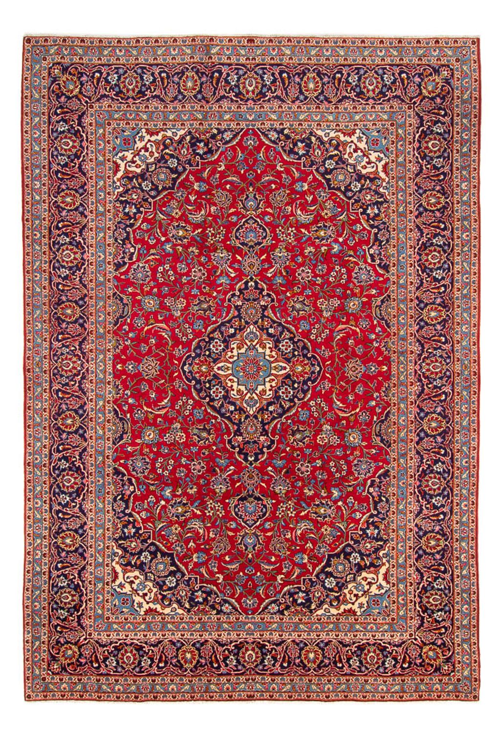 Tappeto Persero - Keshan - 355 x 252 cm - rosso
