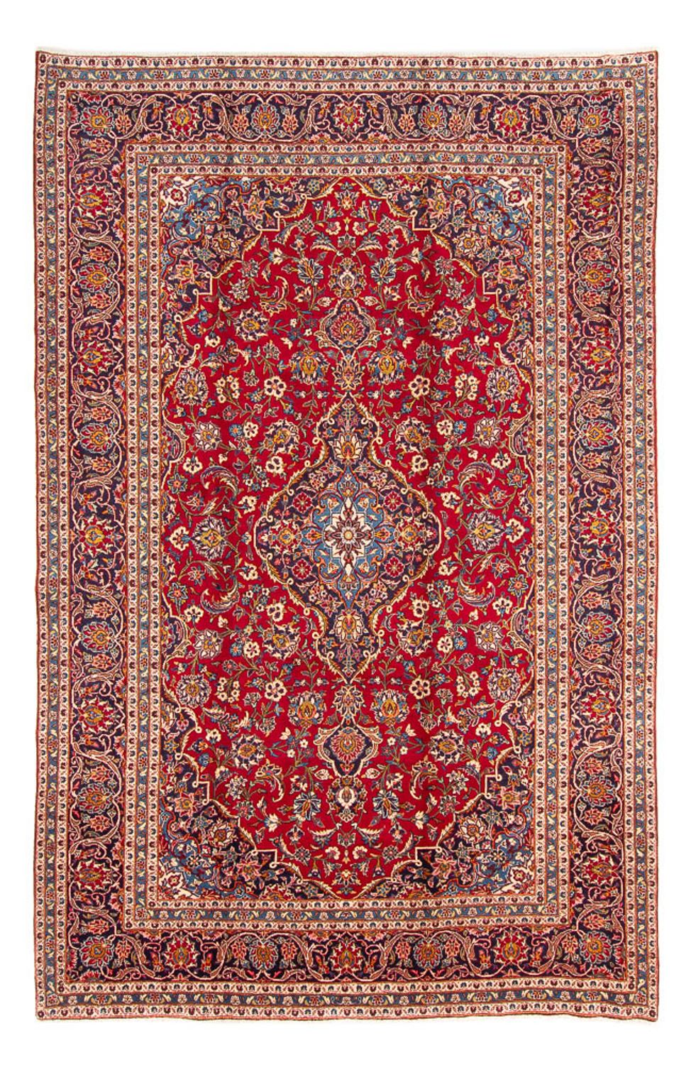 Tappeto Persero - Keshan - 374 x 244 cm - rosso