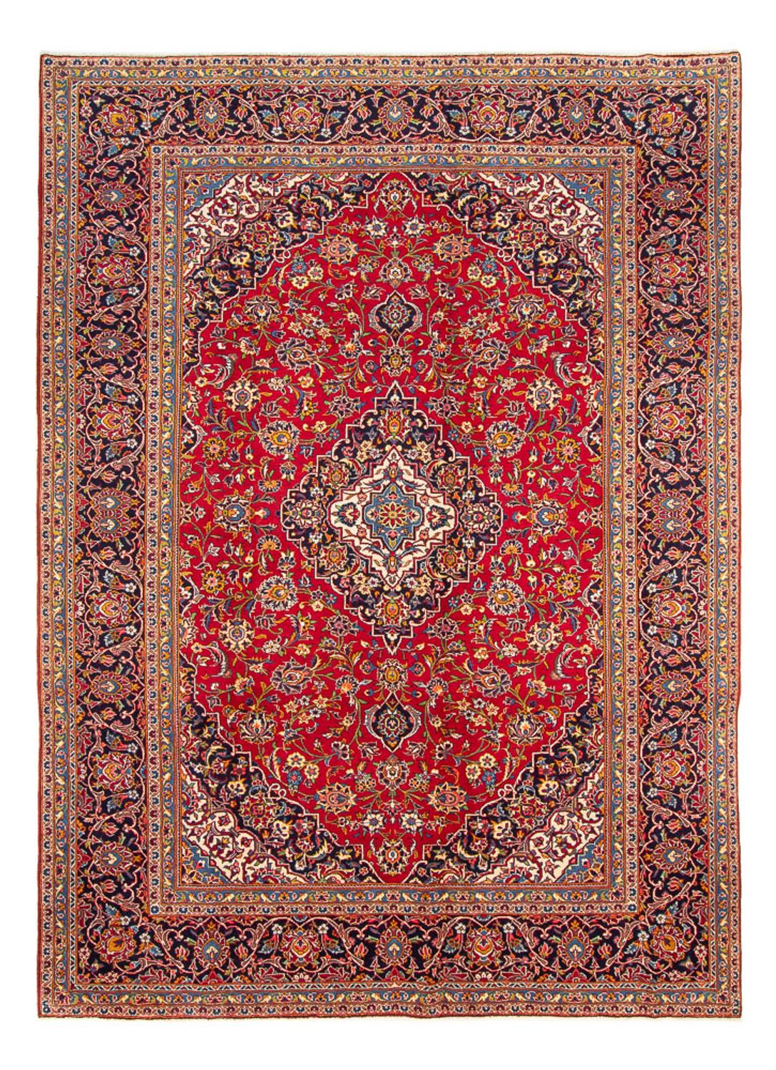Tappeto Persero - Keshan - 350 x 264 cm - rosso