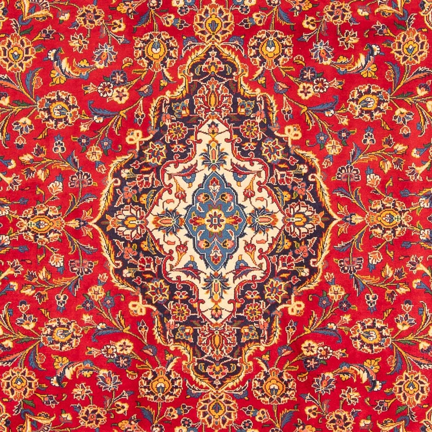 Tappeto Persero - Keshan - 370 x 252 cm - ruggine
