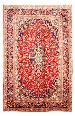 Tappeto Persero - Keshan - 380 x 248 cm - rosso