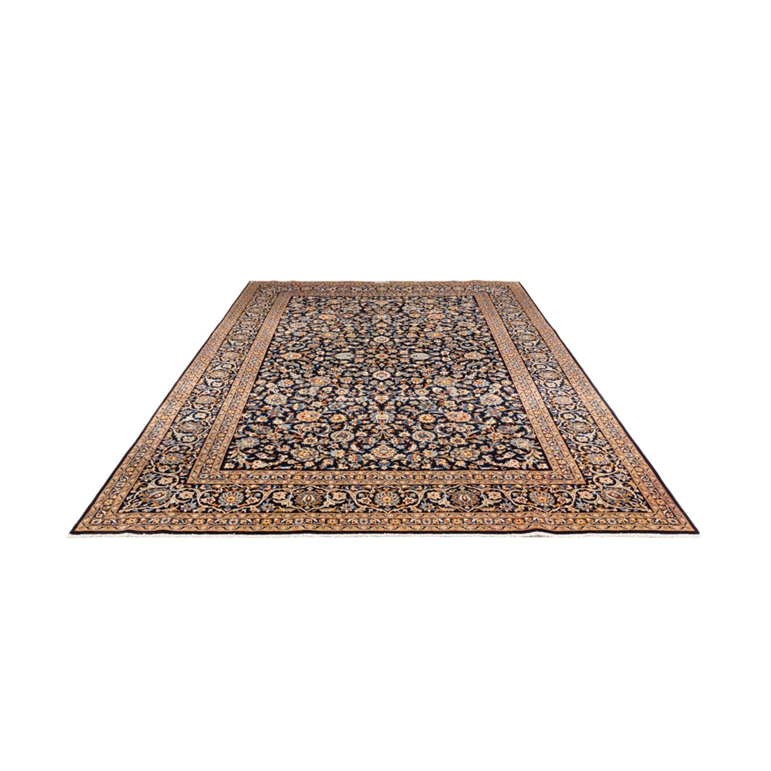 Tappeto Persero - Keshan - 369 x 267 cm - blu scuro