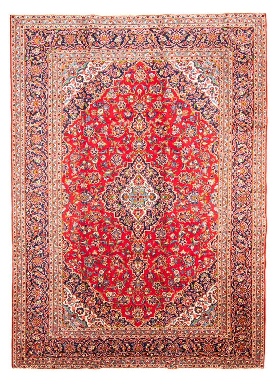 Tappeto Persero - Keshan - 377 x 269 cm - rosso